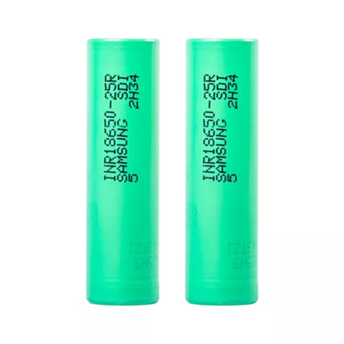 Boite de 2 Accus 18650 2500 mAh